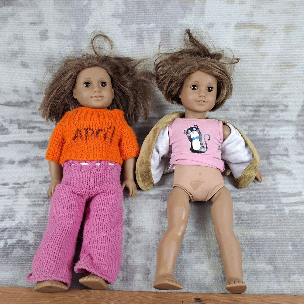 American Girl Doll Lot 2pc Truly Me 28 46 Josefina Face Mold Medium Skin Brown